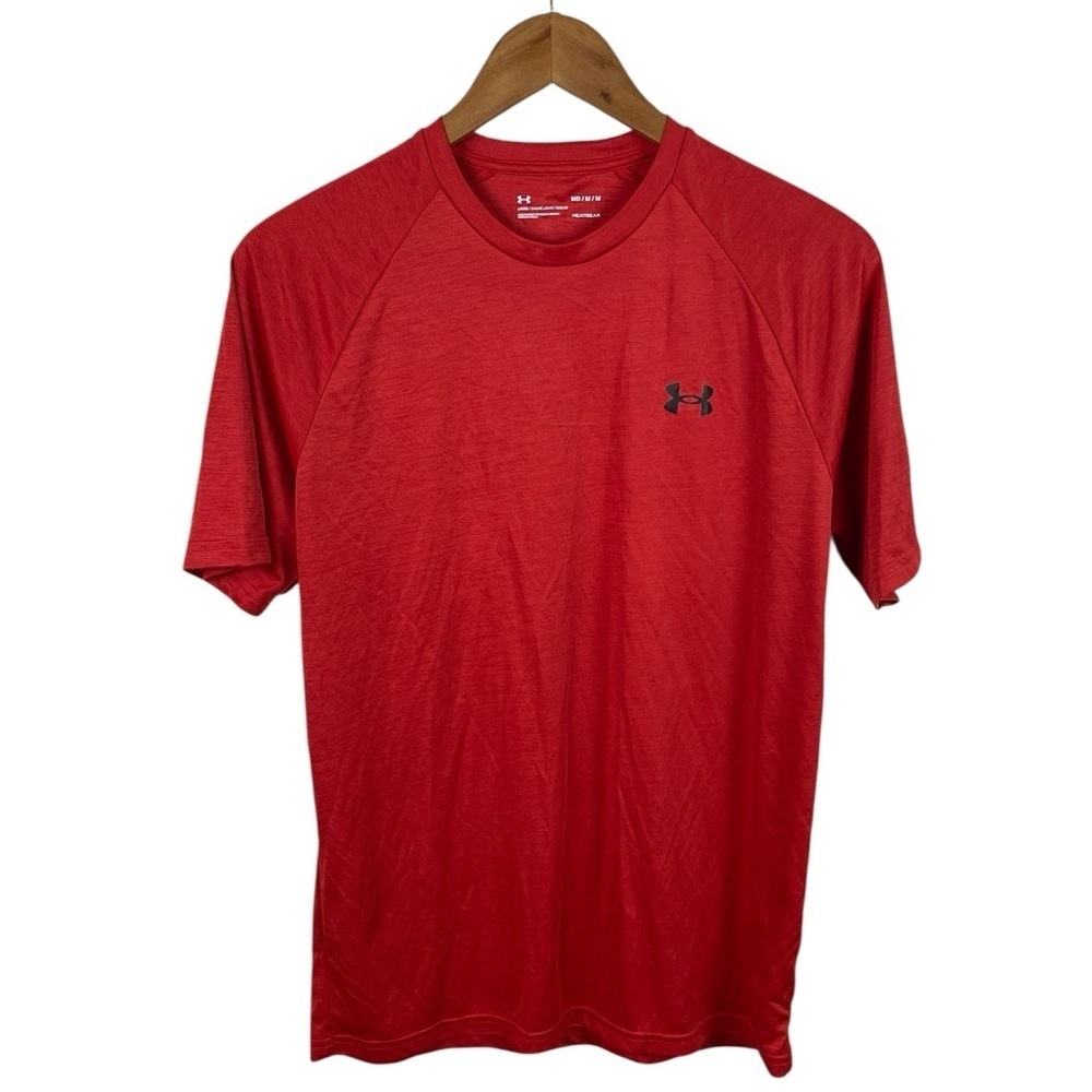 TS1013 Men’s Under Armour Loose Fit Heat Gear Performance Gym Shirt M